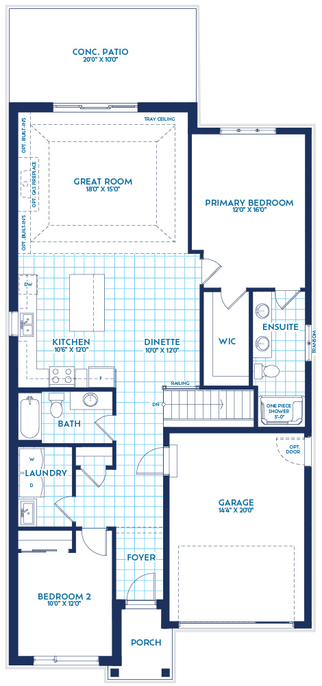 Alpena II Model Floor Plan