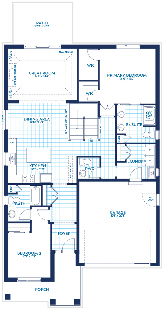 Erie II Model Floor Plan