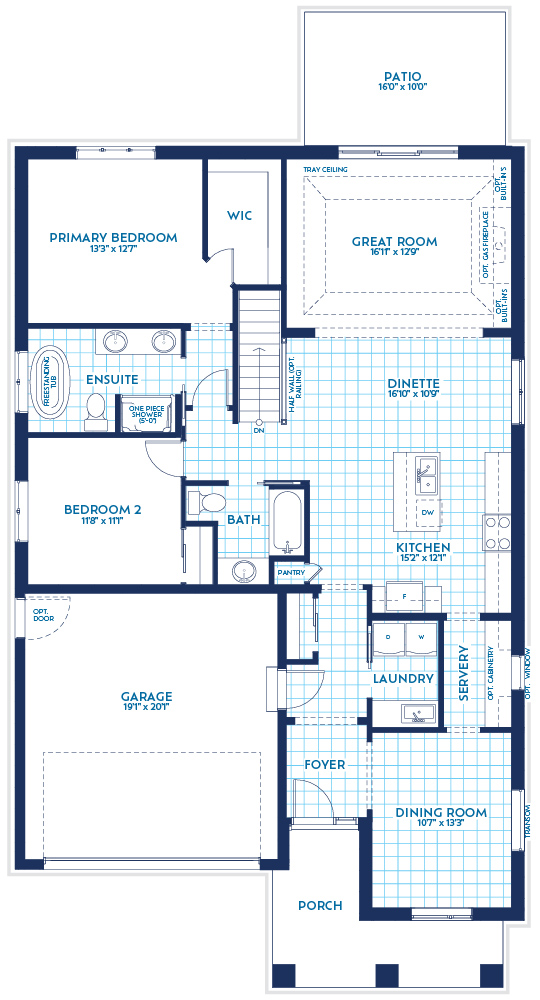 Simcoe Model Floor Plan