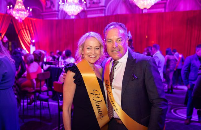 Lucchetta Homes team at the 2026 CHBA National Awards for Housing Excellence “Glitter & Groove Awards Bash” in Québec City, May 8, 2026